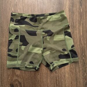 Zyia Camo Hustle Shorts w/ Pockets